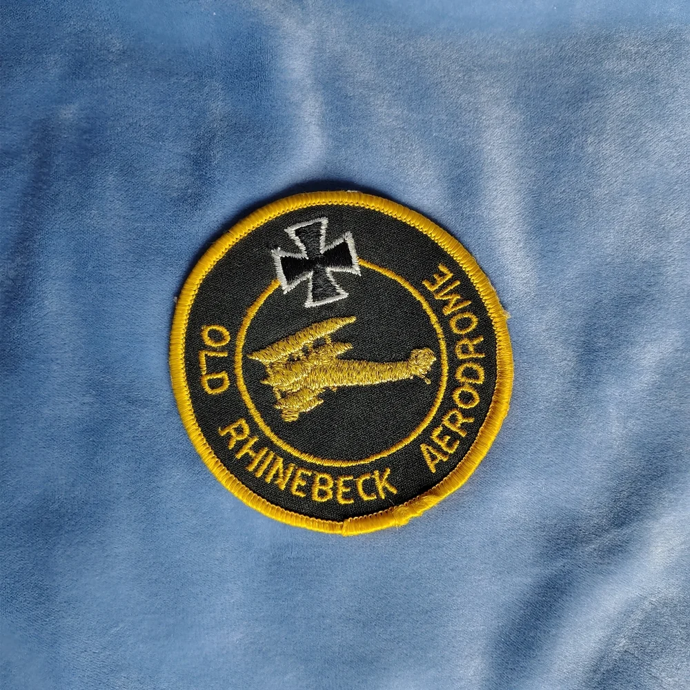 Vintage Old Rhinebeck Aerodrome Rhinebeck, NY Three Inch (3") Iron On Patch - Picture 5 of 5